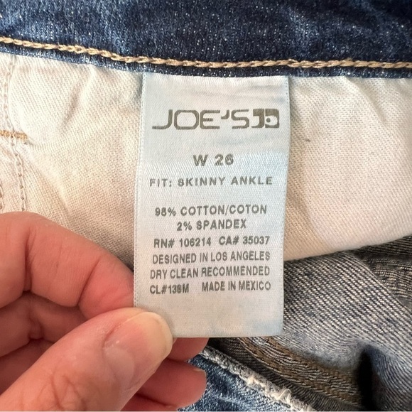 Joe’s Jeans Keagan Super Soft Destroyed Skinny Stretch Jeans 26 - Picture 11 of 14